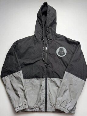 BoxLunch Exclusive Star Wars Darth Vader Windbreaker Jacket Men's Size Medium